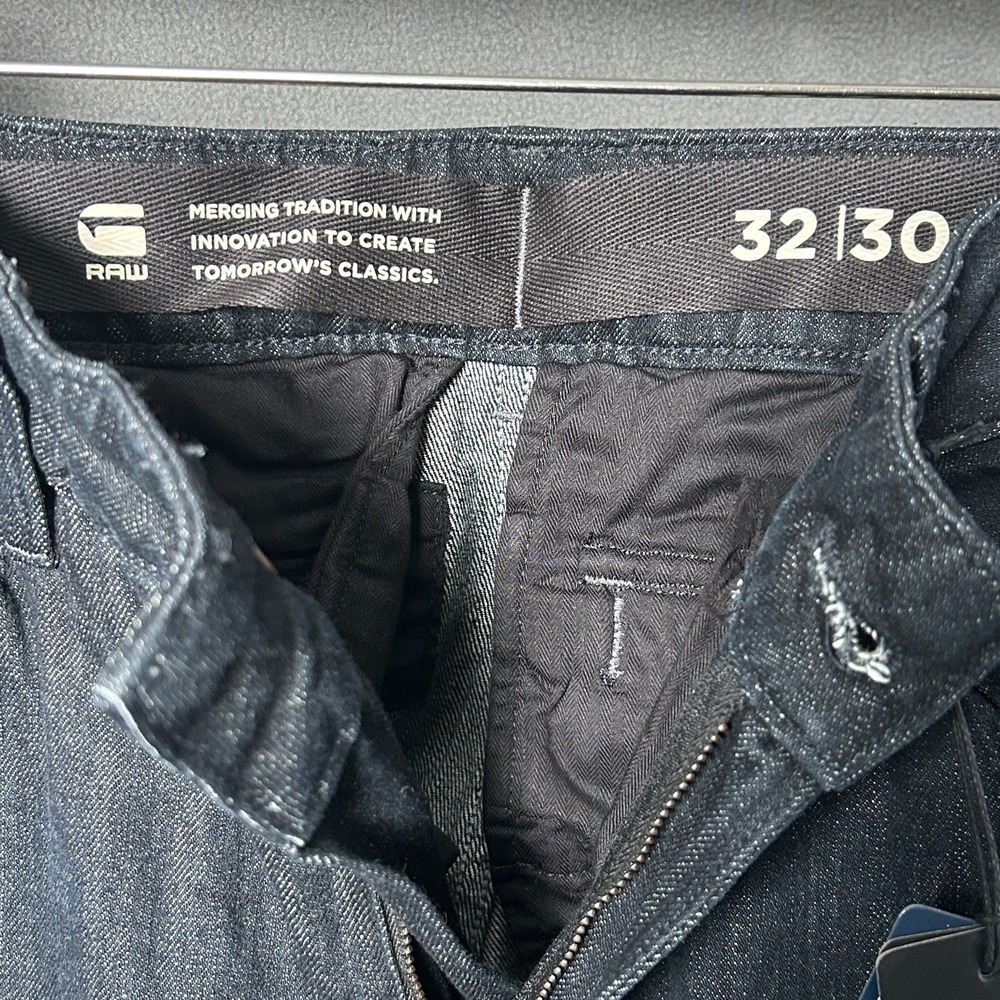 G-Star Raw Rovic Zip 3D Tapered Cargo Denim Pants Mens 32x30 Black NWT - Picture 5 of 6